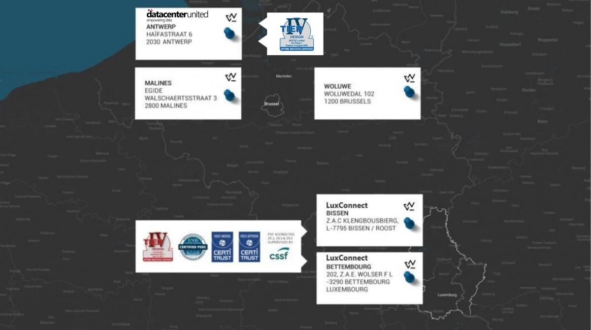 DC 2 Datacenter Services - Map