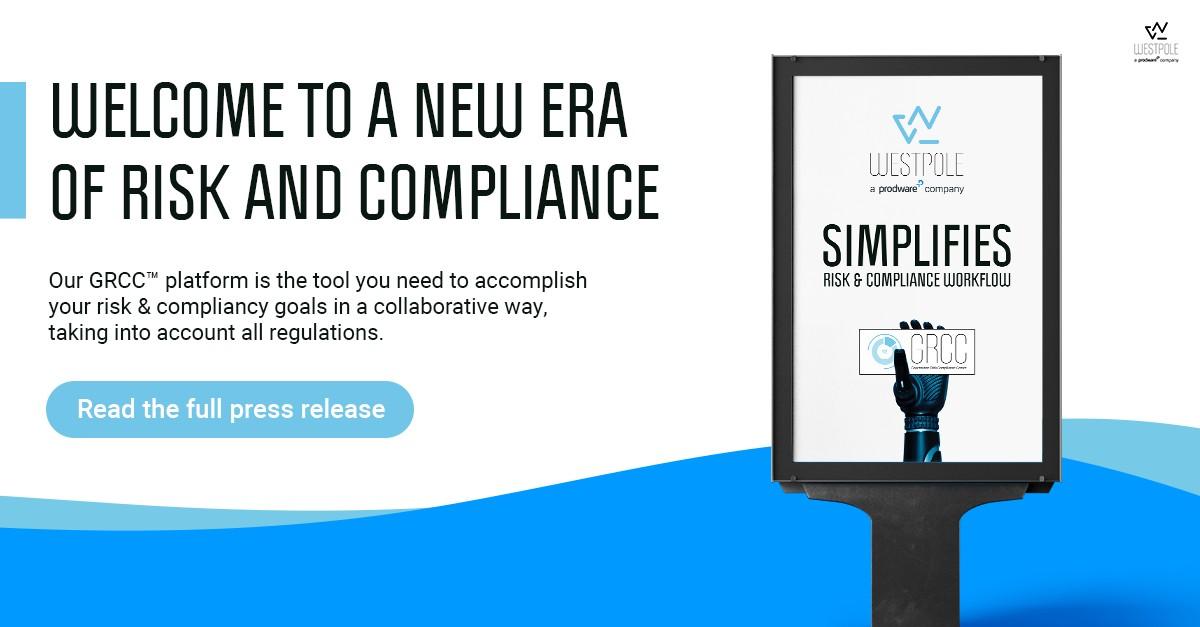 WESTPOLE Benelux launches new Governance and Risk Compliance platform